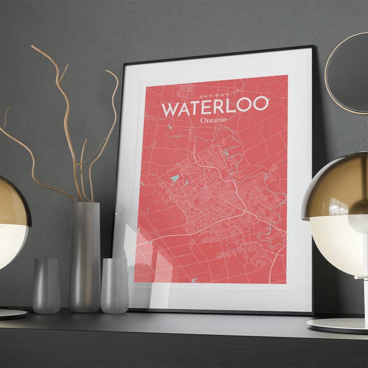 OurPoster.com - Wholesale Poster - Waterloo City Map Poster202