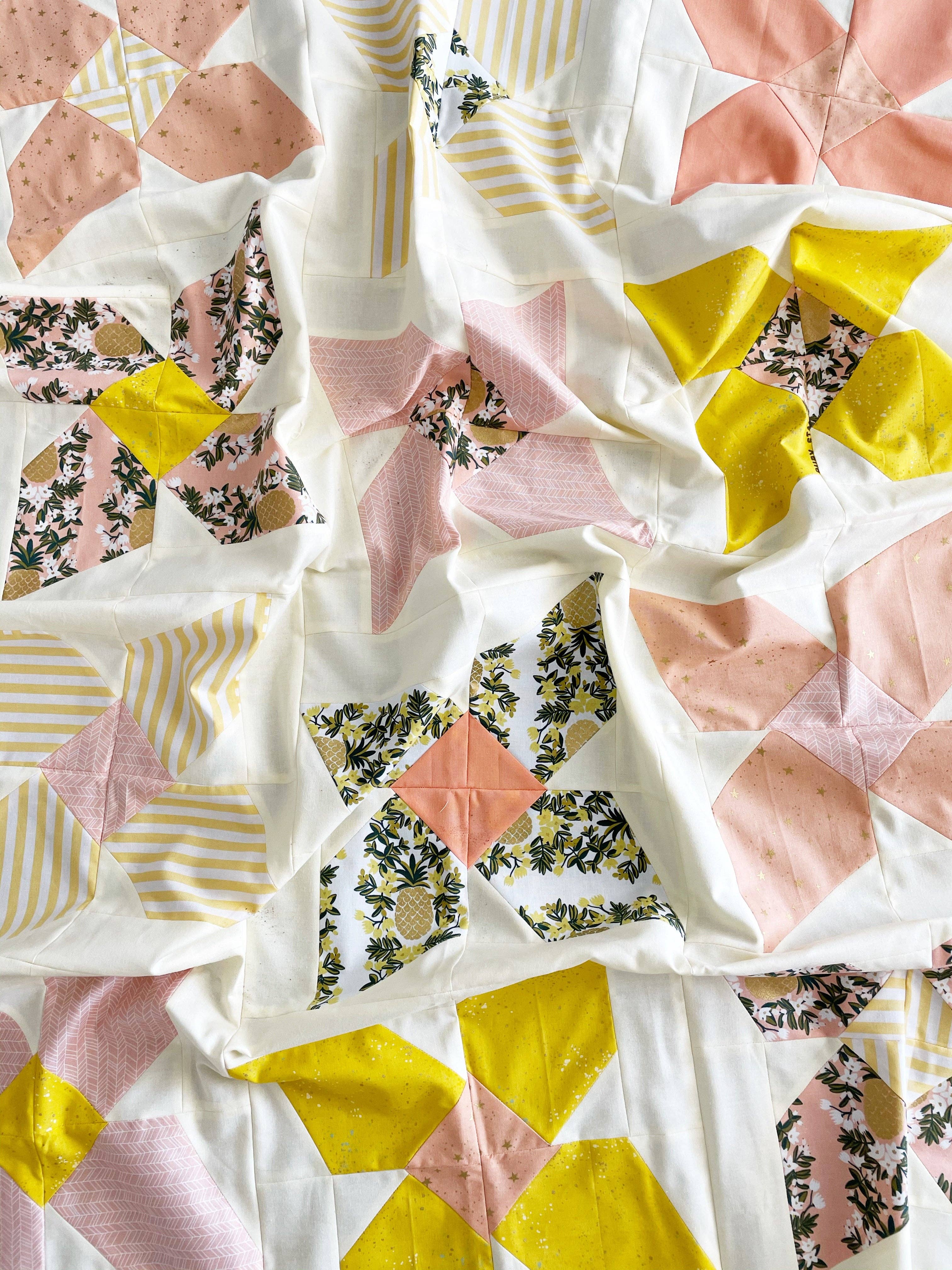 Nollie Bean – wholesale Craft sewing kit – Paradise Lane Quilt Pattern (Printed)1