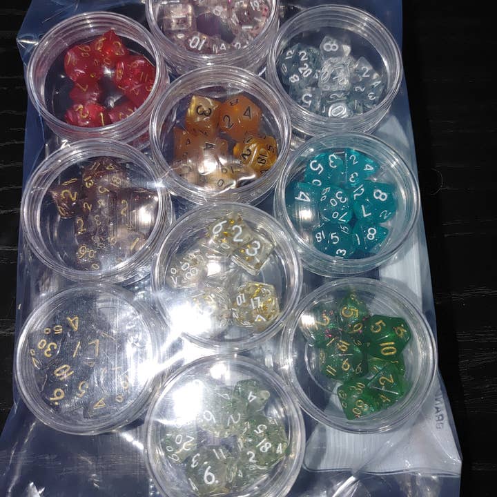 Mini Dice (Singles or 16 set kits, 80 colors) 10mm and other Purchase Wholesale dungeon. Free Returns & Net 60 Terms on Faire trending on Faire.