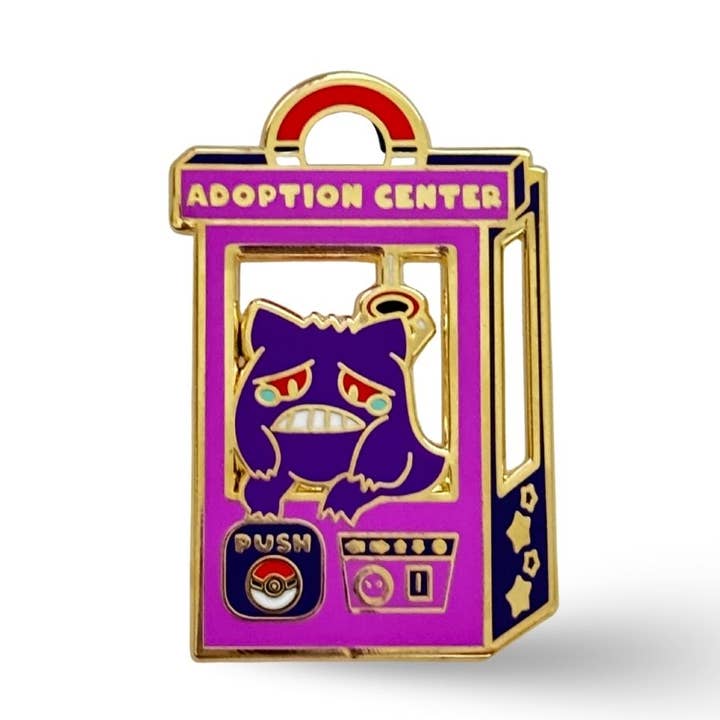 Adoptez l'épingle en émail Pokémon Gengar pour la vente par Naytendo