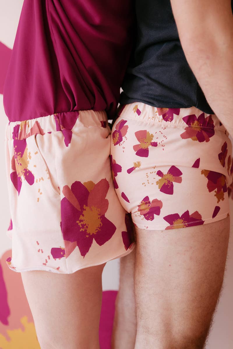 Eglantine et Zoé - Wholesale Fabric - Anémona Nude Cotton Sweat Fabric5