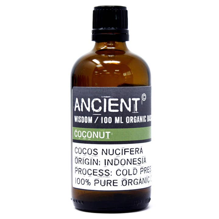 Coconut Organic Base Oil - 100ml for wholesale by Ancient Wisdom