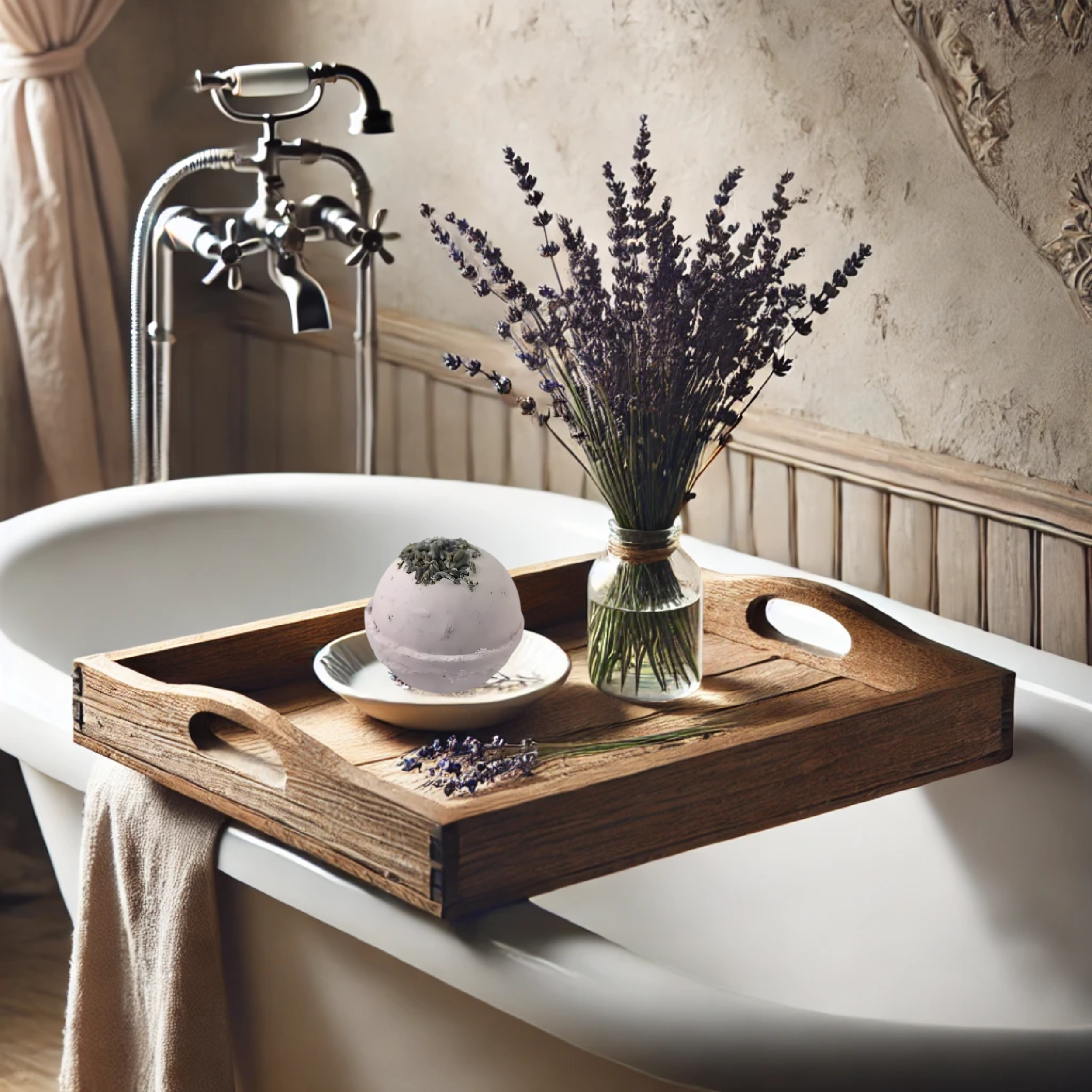 Orglamix - Wholesale Bath Bomb/Fizz - Lavender Bath Bomb | Calm Sleep Bath Soak Restful Night Soak2