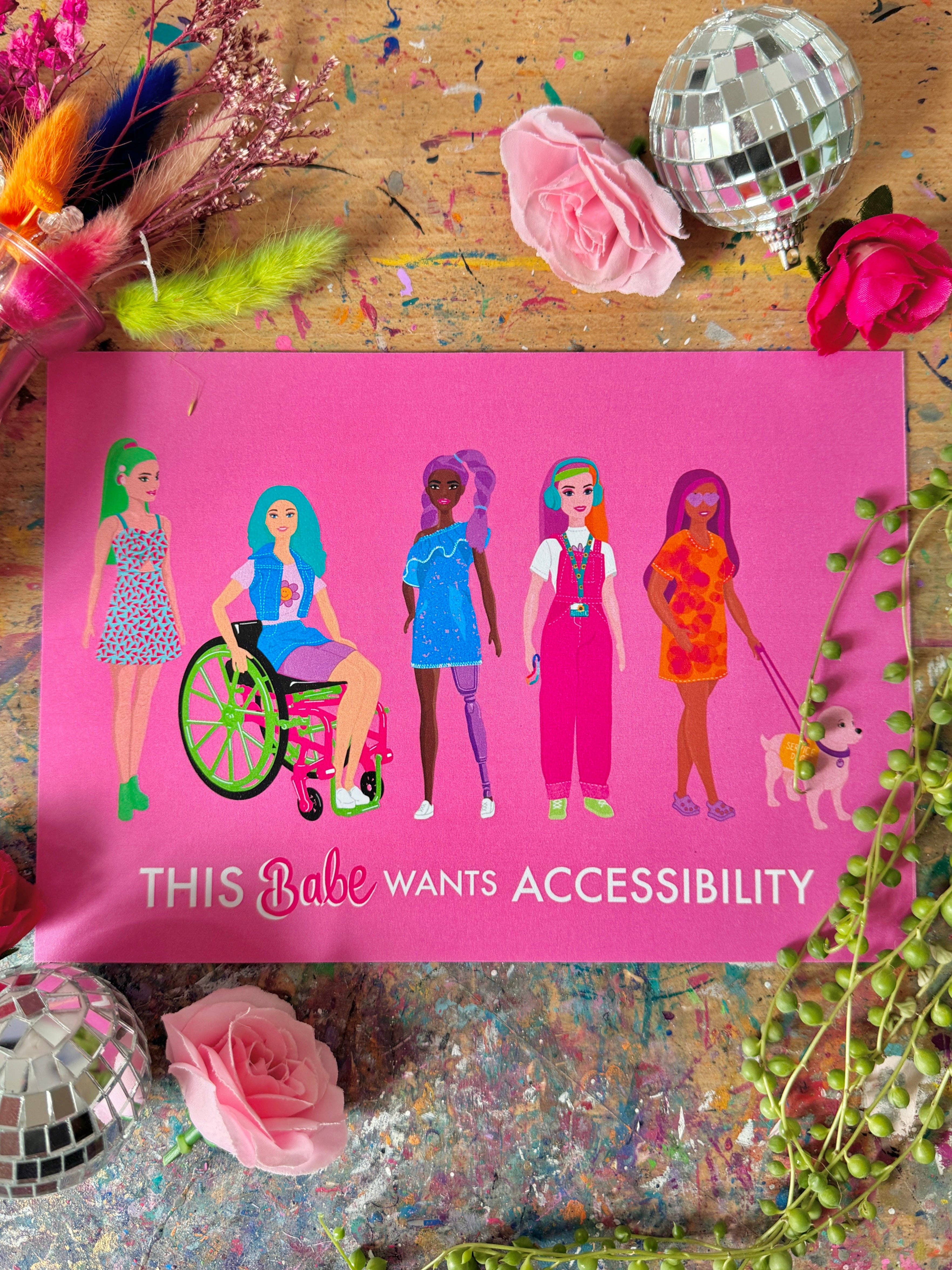 Crafted in chaos – wholesale Art print – Disabled Babes - Print0