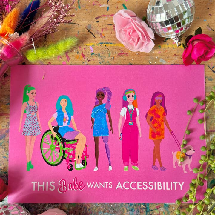 Crafted in chaos – wholesale Art print – Disabled Babes - Print0