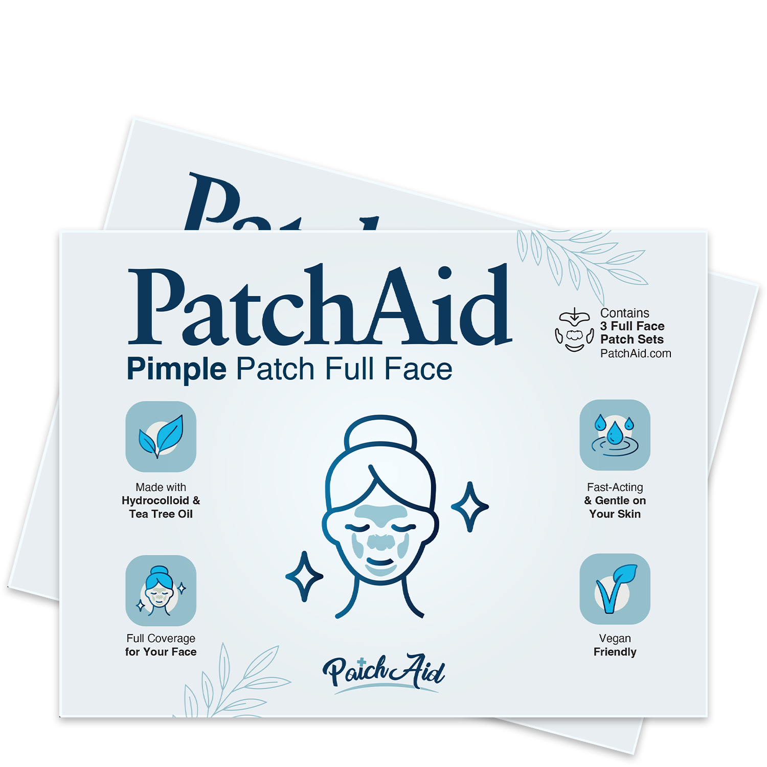 PatchAid - Wholesale Acne/Hydrocolloid Patch - Pimple Patch Full Face – Complete Acne Care for Clear Skin2