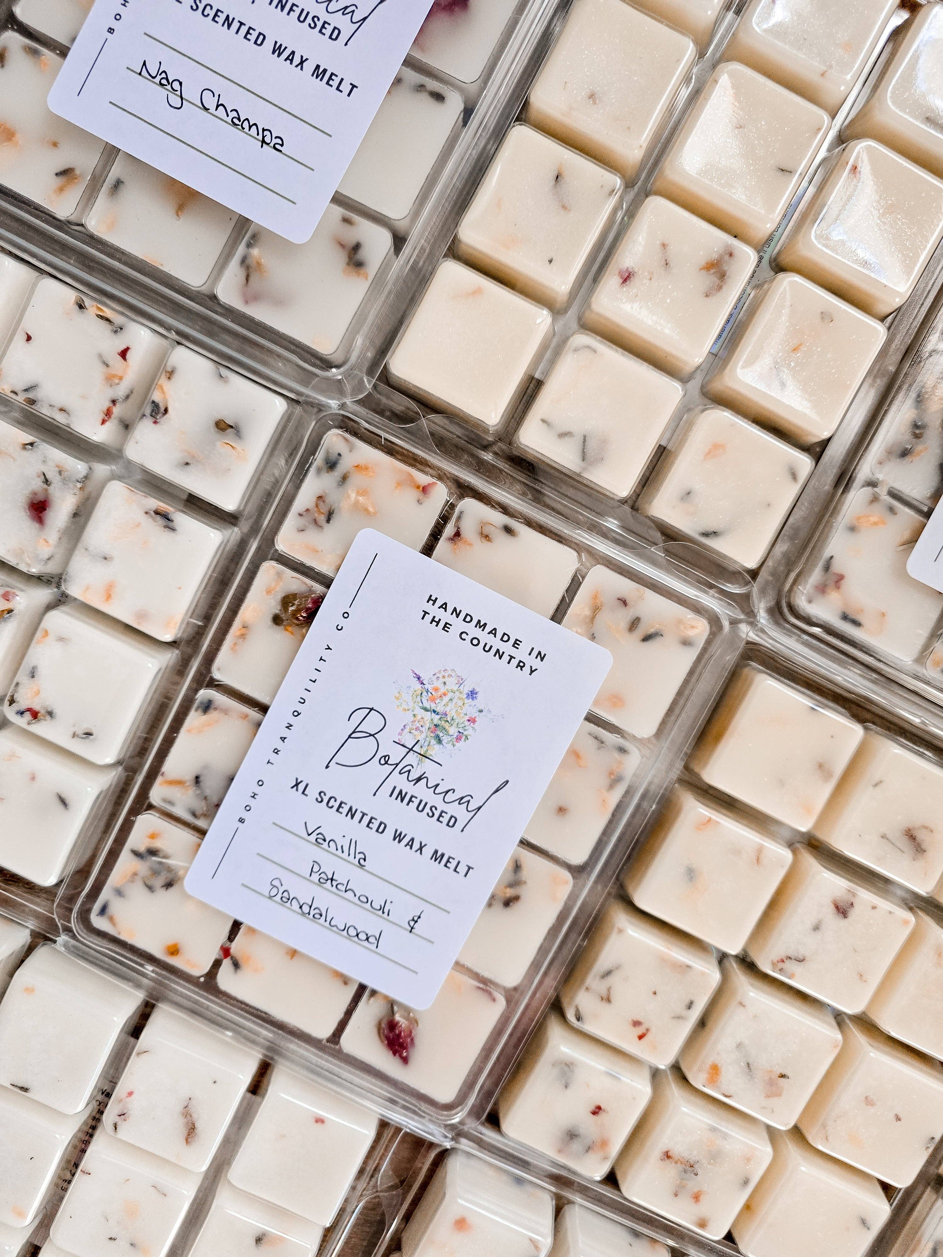 Boho Tranquility Co - Wholesale Wax melt - BOTANICAL INFUSED XL WAX MELT CLAM1