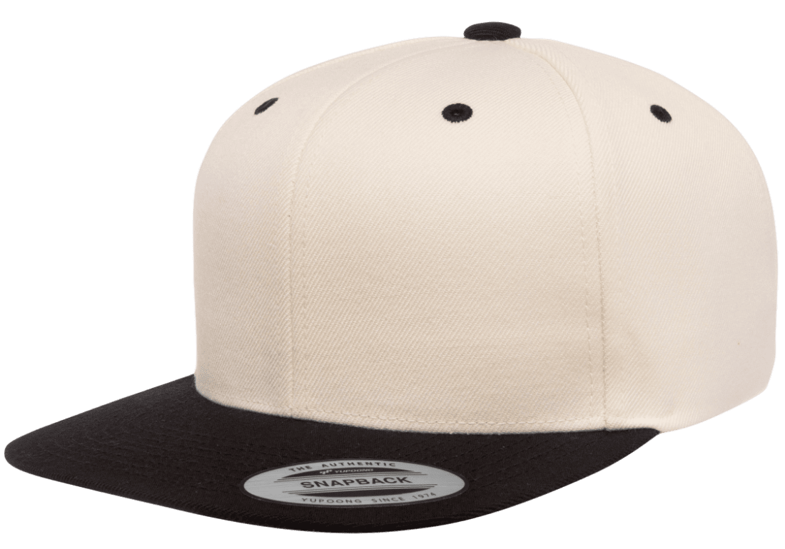 The Park Wholesale - Wholesale Flat Brim Cap - Men's - Yupoong 6089MT Premium Snapback Hat, Flat Bill Cap, 2-Tone Colors - YP Classics®10