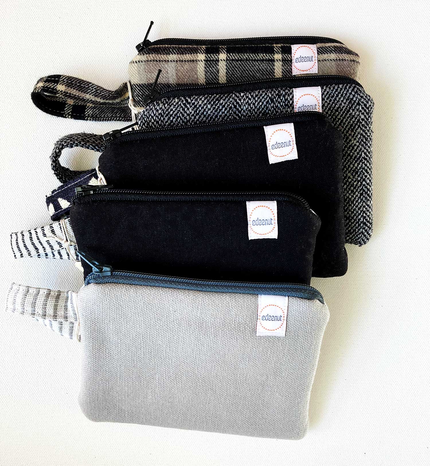 edeenut - Wholesale Coin Purse - Women's -  MINI ZIPPER BAG Eco Textured Neutrals. Coin Purse ZIP POUCH2