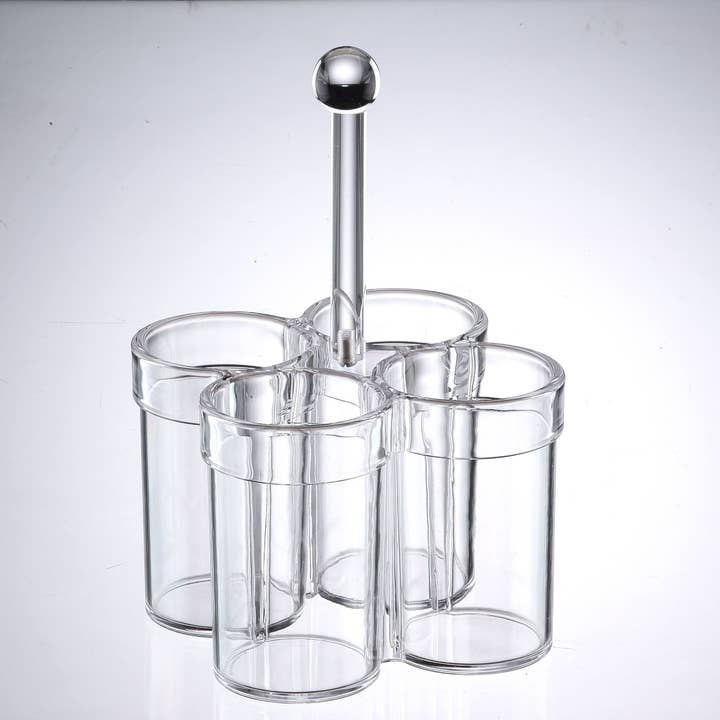 Huang Acrylic - Wholesale Utensil Holder - Round Utensil Caddy