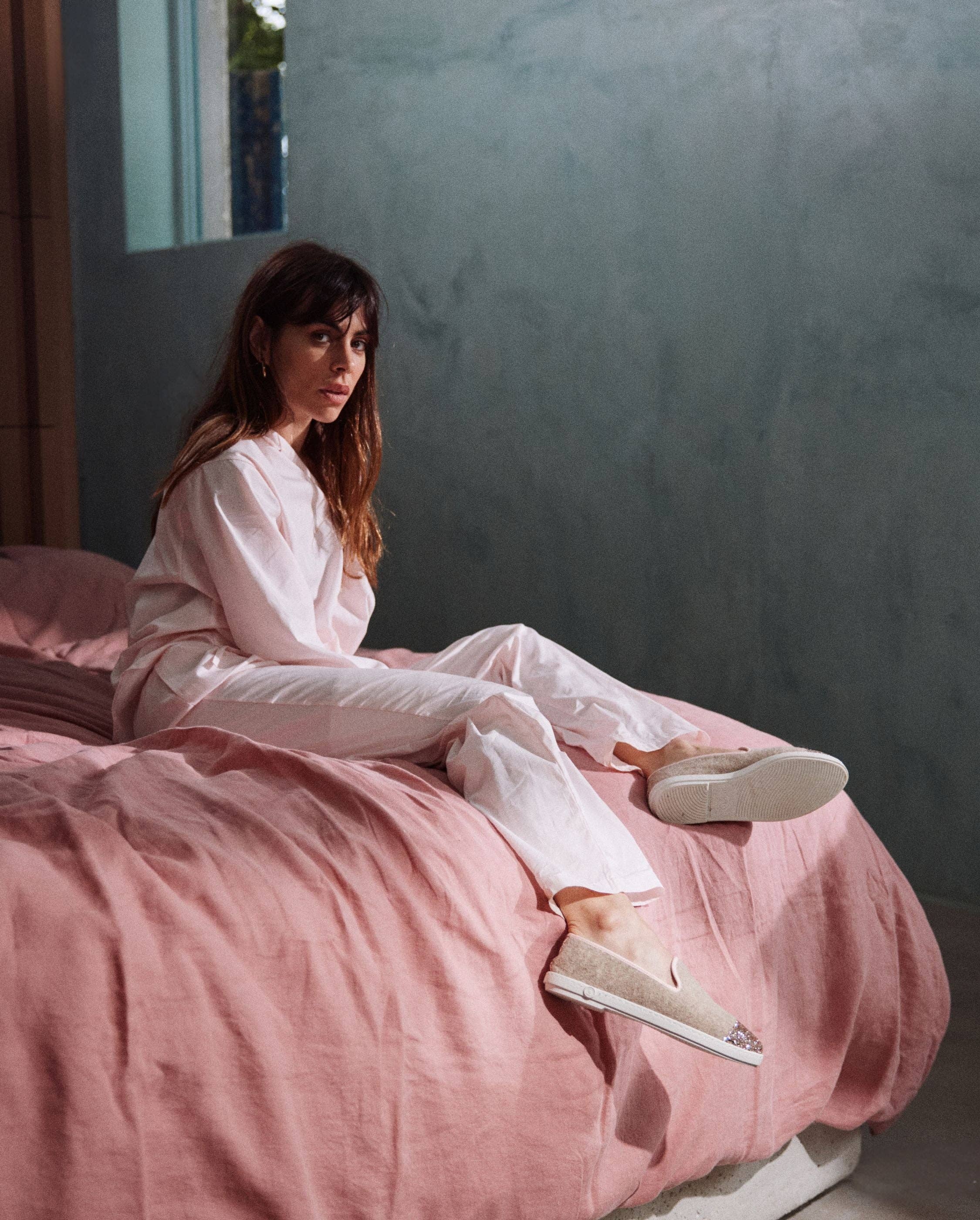 Angarde - Wholesale Slippers - Women's - Women's wool slipper, sand glitter6