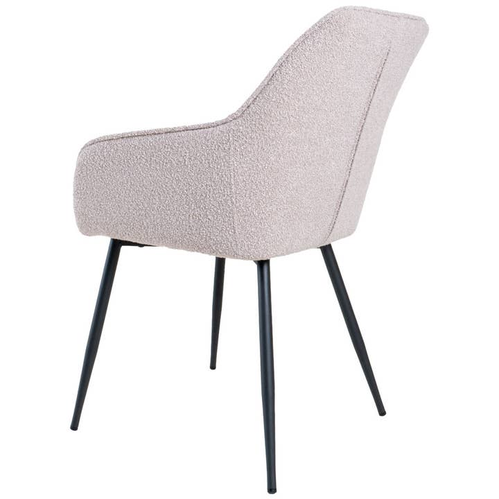 Home67 - Wholesale Chair - Fenna Dining Chair — Bouclé — Natural