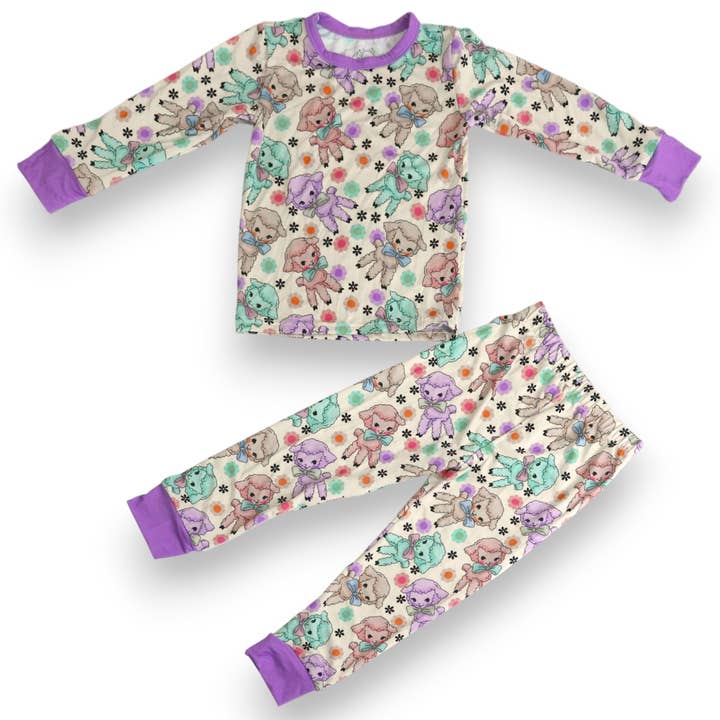 Ensemble de Pyjama en Bambou pour Enfants - Ensemble PJ Bow Peep pour la vente par Best Day Ever Kids