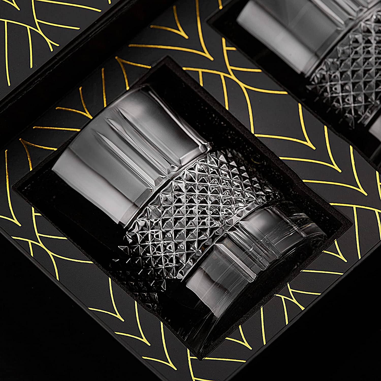 ROCKS Whiskey Chilling Stones - Wholesale Cocktail/Liquor Glass - The Privilege Collection - Reserve Whiskey Glass Edition2