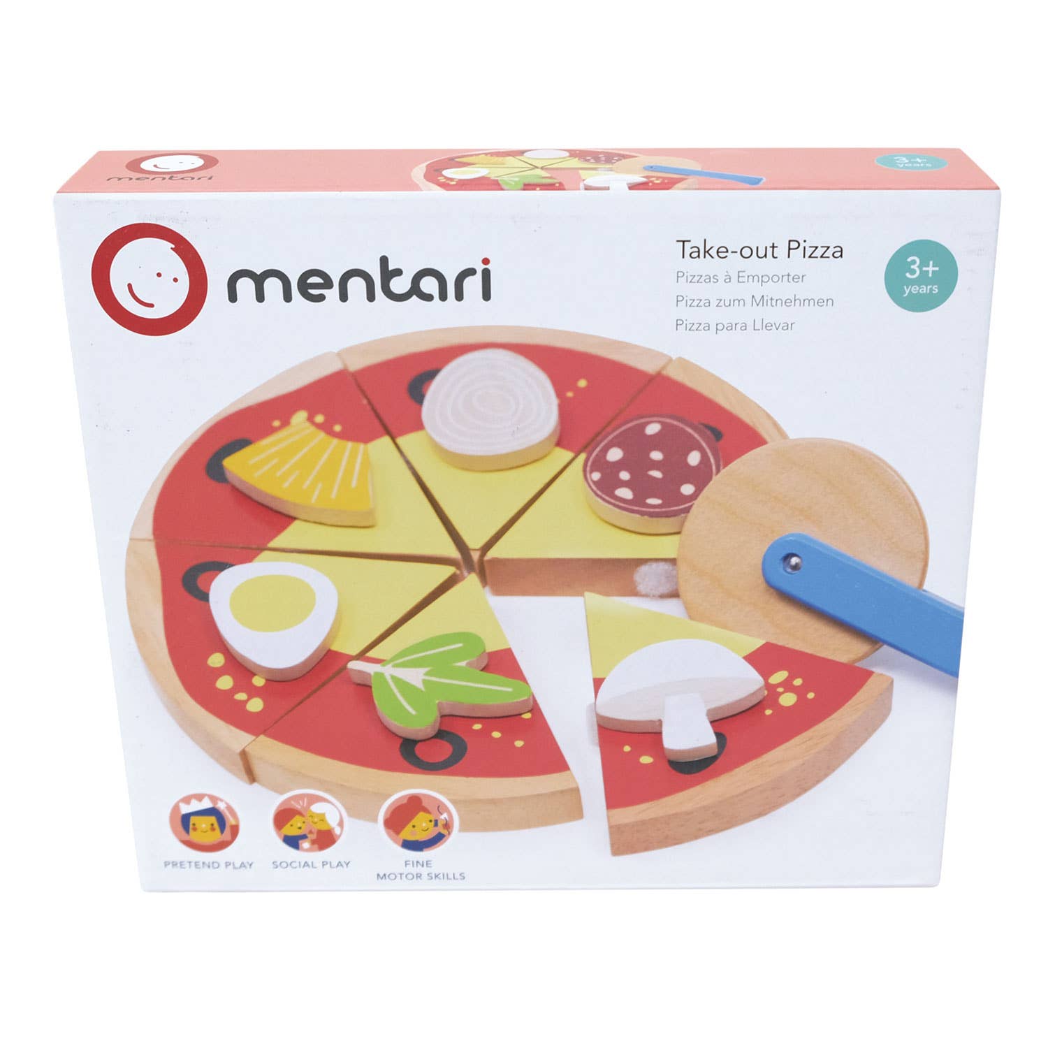 Mentari Toys - Wholesale Wood Toy - Kids - Take-out Pizza6