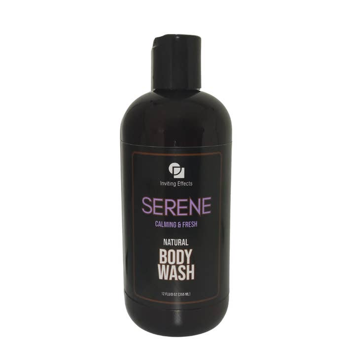 Serene Natural Body Wash 12 oz for wholesale by Inviting Effects