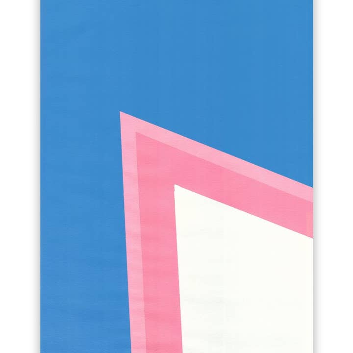 Transizione Nord Strutturata – Arte Astratta Geometrica in Blu per la vendita all'ingrosso da parte di ArtbyHaise