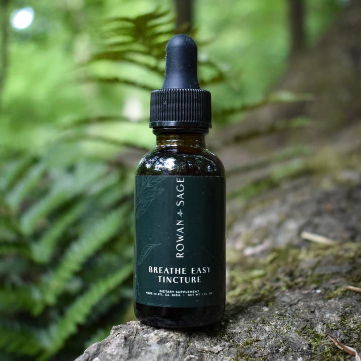 Rowan + Sage - Wholesale Tincture - Breathe Easy Tincture Formula – For Respiratory Support