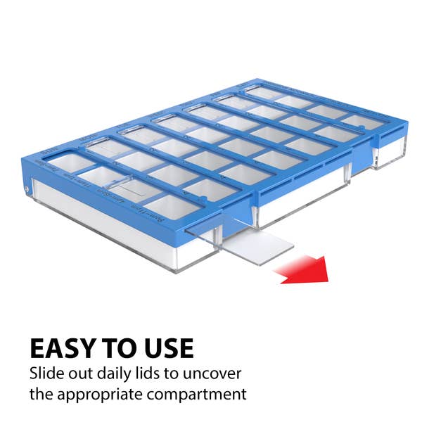 Apothecary Products LLC - Wholesale Pill Organizer - Ezy Dose® Pharmadose Pill Organizer (Large)