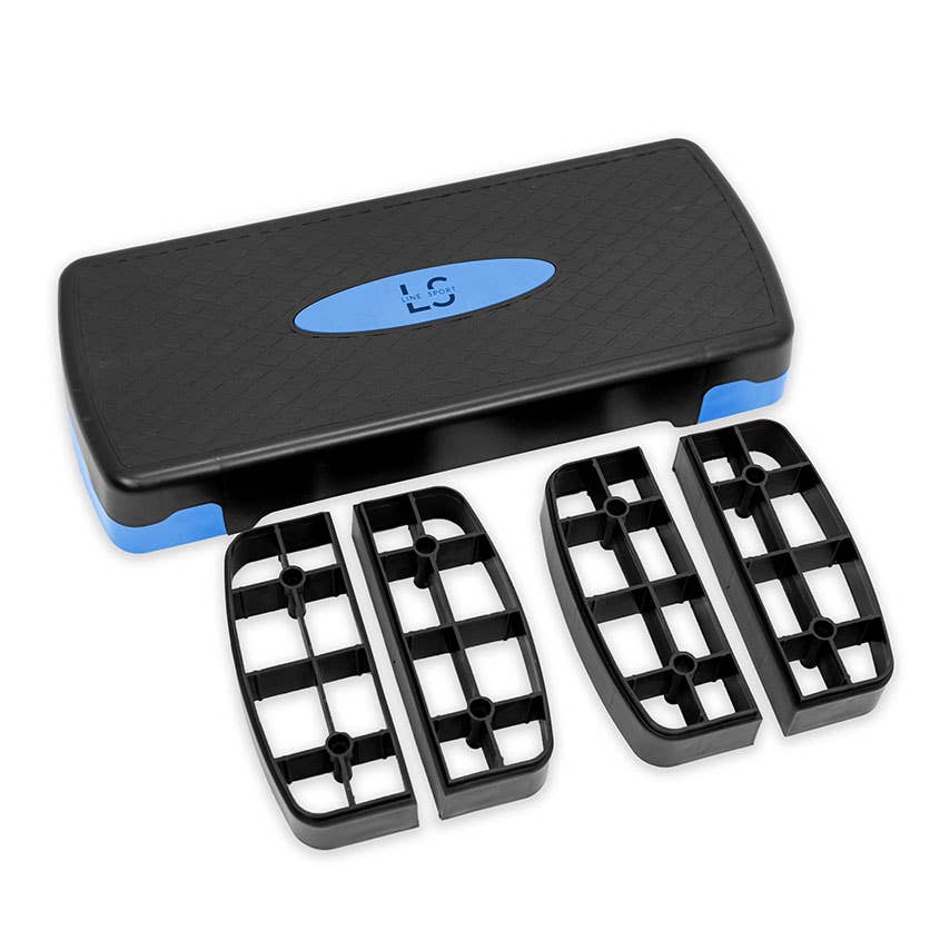 ACUS MED - Wholesale Fitness Equipment - 3-step exercise stepper with anti-slip surface - blue3