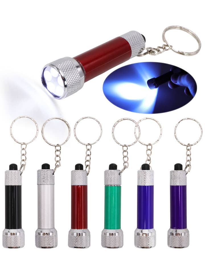 5-bulb High-luminous Led Flashlight - 12 Pcs for wholesale by Cap Zone