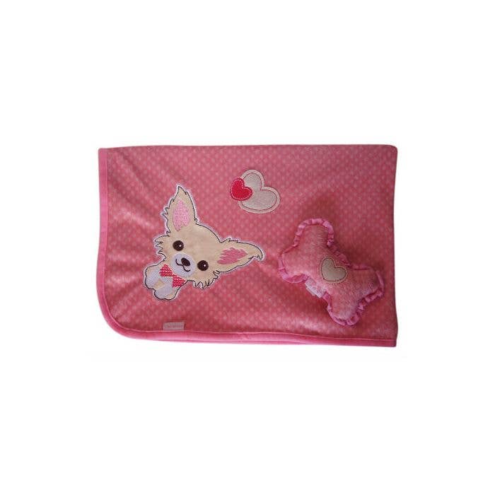 PetLondon - Wholesale Pet Blanket - Dog - Lola Blanket Set pink