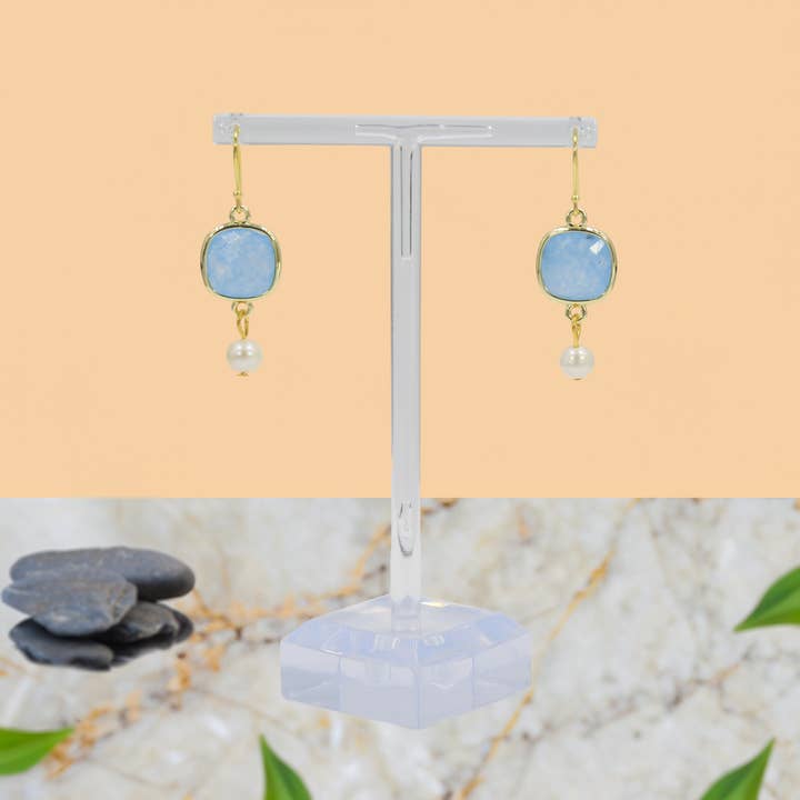 IST Jewelry - Wholesale Dangle Earrings - Gemstones and Cultured Pearl Drop Earrings8
