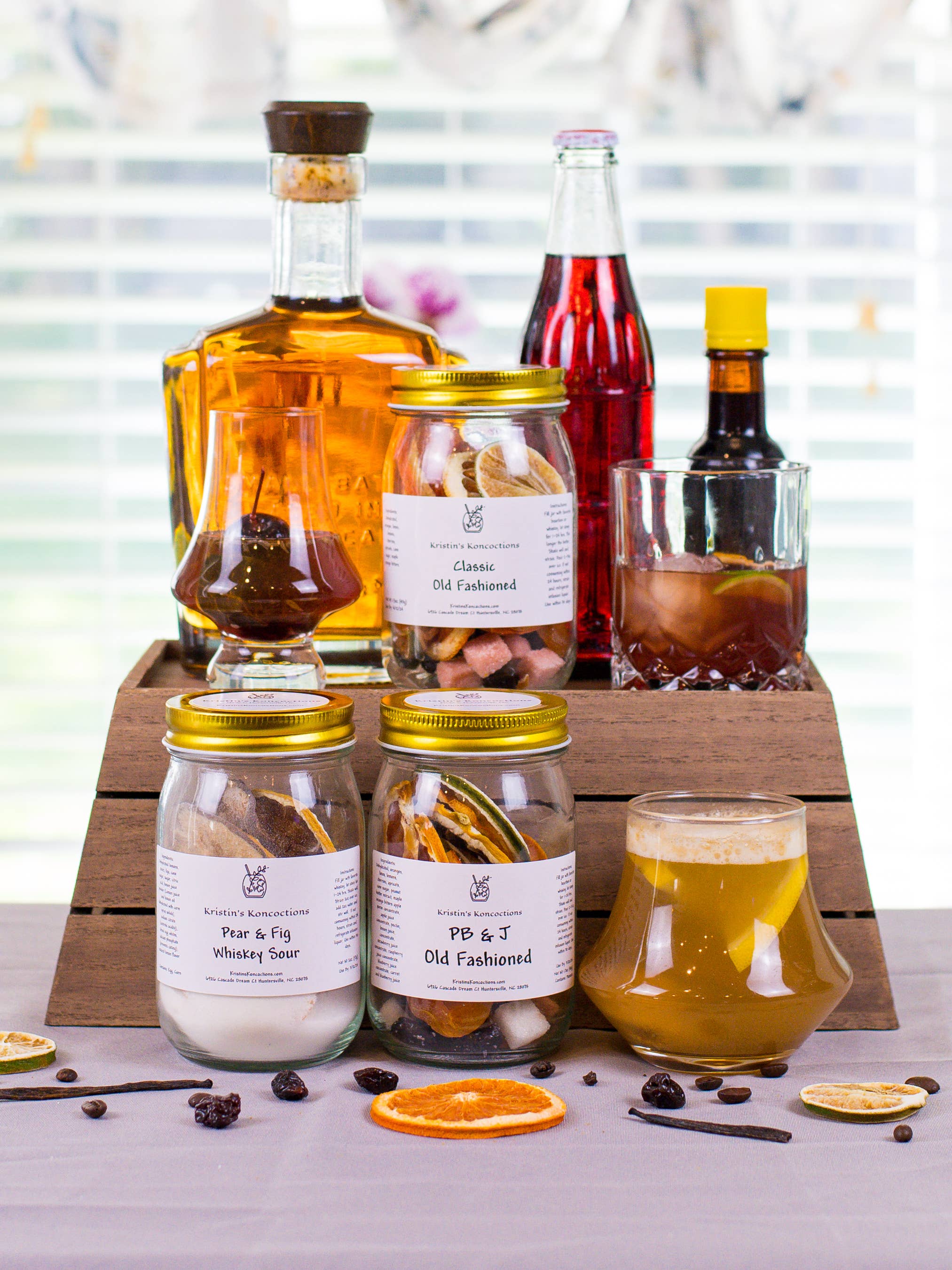 Kristin's Koncoctions - Wholesale DIY Drink Kit - Mason Jar Cocktail Kits | 22 Delicious Recipes22