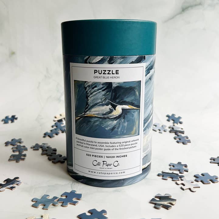 Cate Paper Co. - Wholesale Puzzle - Adult - Great Blue Heron Puzzle