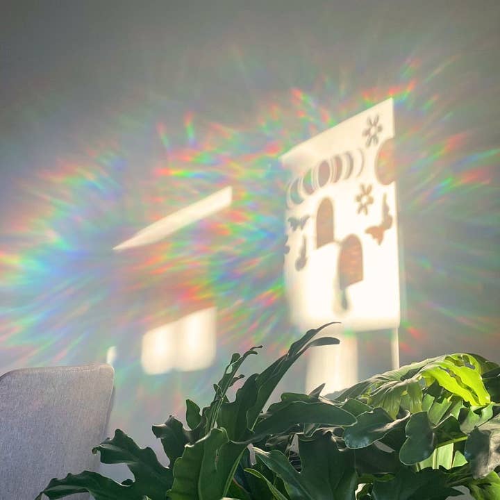 Mindful over Mind Full - Wholesale Suncatcher - Mountain + Forest Suncatcher Sticker | Rainbow Window Cling4