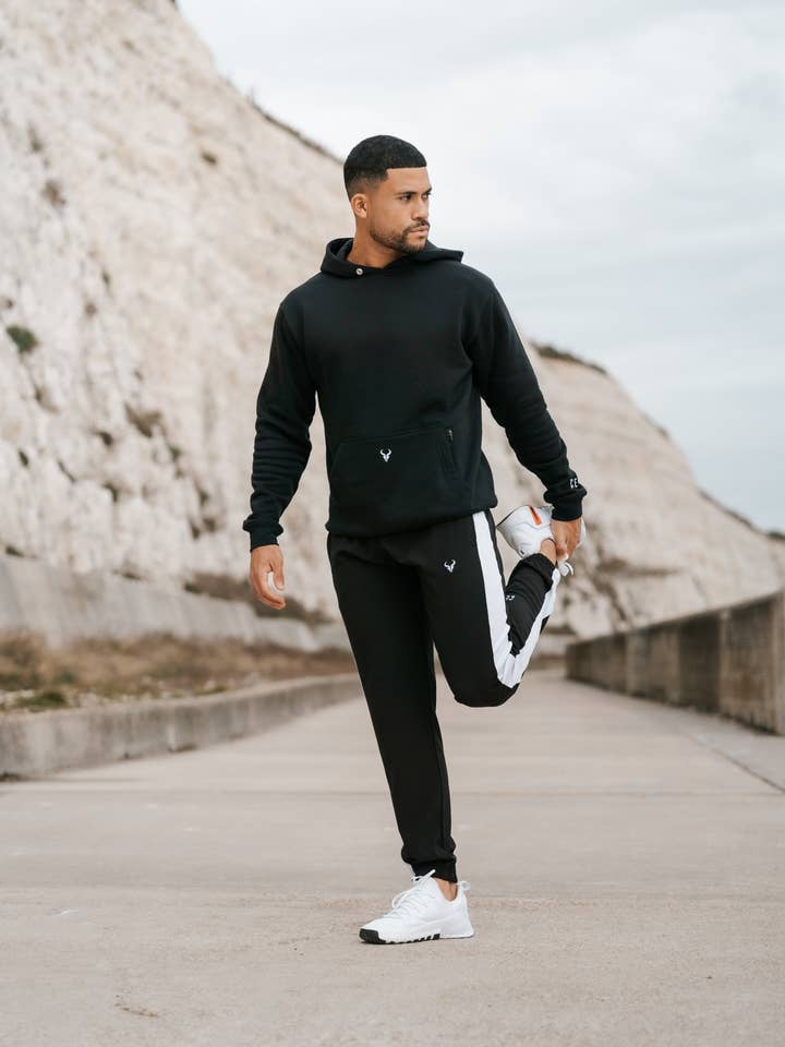 Cerus Black Hybrid Jogger for wholesale by Cerus Clothing