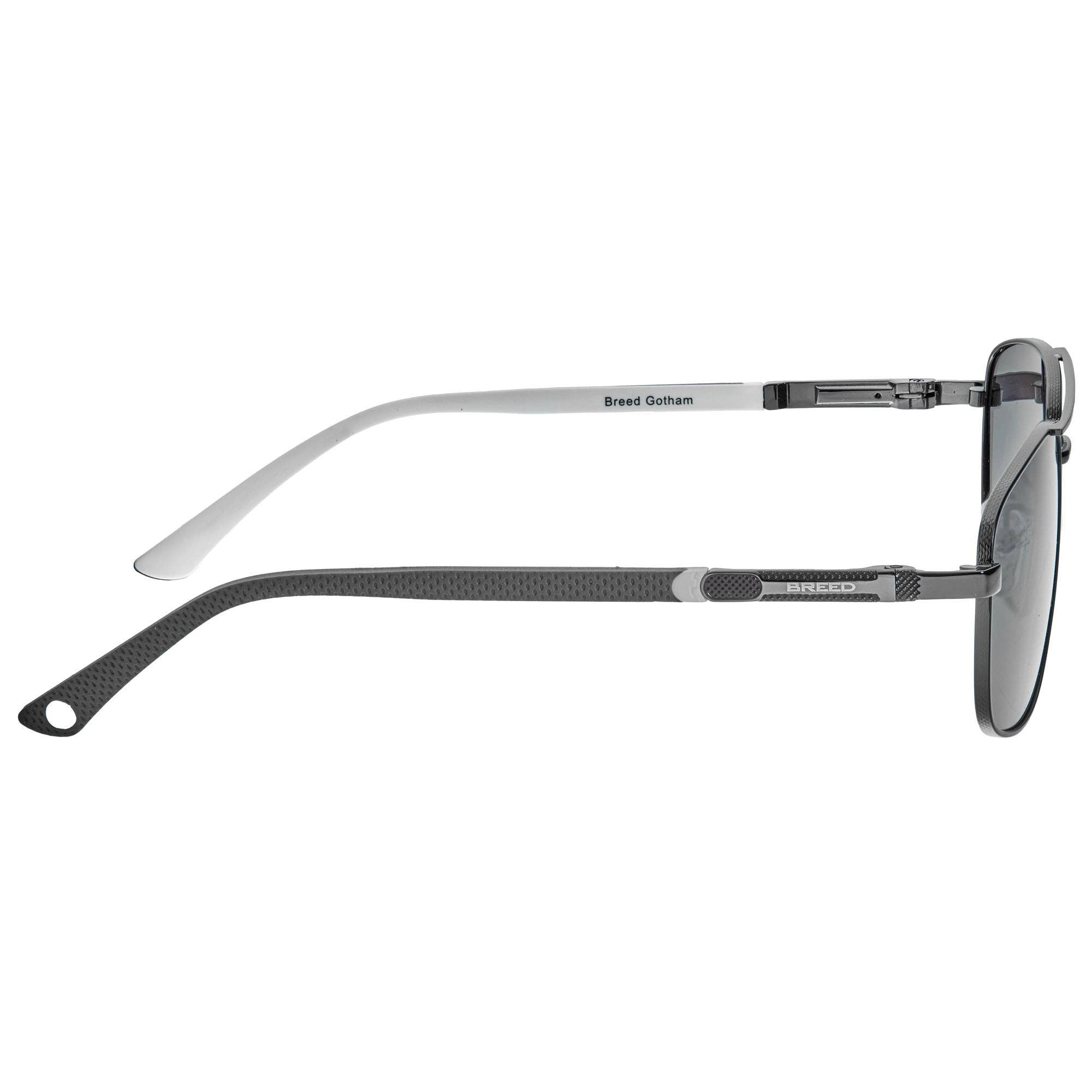 Breed - Vendita all'ingrosso Occhiali da sole - Uomo - Occhiali da sole da aviatore polarizzati Breed Gotham in acciaio inossidabile8
