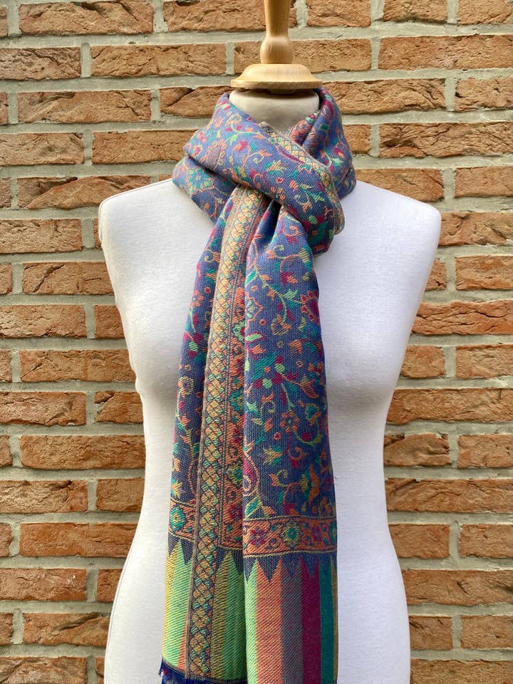 JACQUARD MODAL SCARF - 100% MODAL for wholesale by DIWALI PARIS