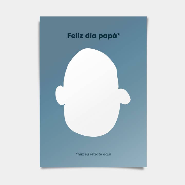 WAOUH ! STUDIO JOYEUSE FÊTE DES PÈRES IMPRESSION A6 pour la vente par Guau! Studio