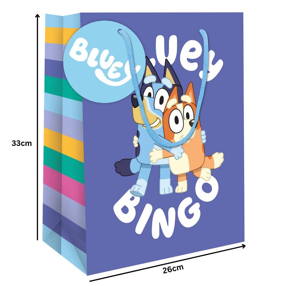 Danilo Promotions Ltd – wholesale Gift bag – Bluey Medium Medium Gift Bag1
