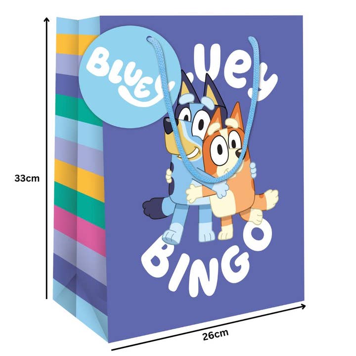 Danilo Promotions Ltd – wholesale Gift bag – Bluey Medium Medium Gift Bag1