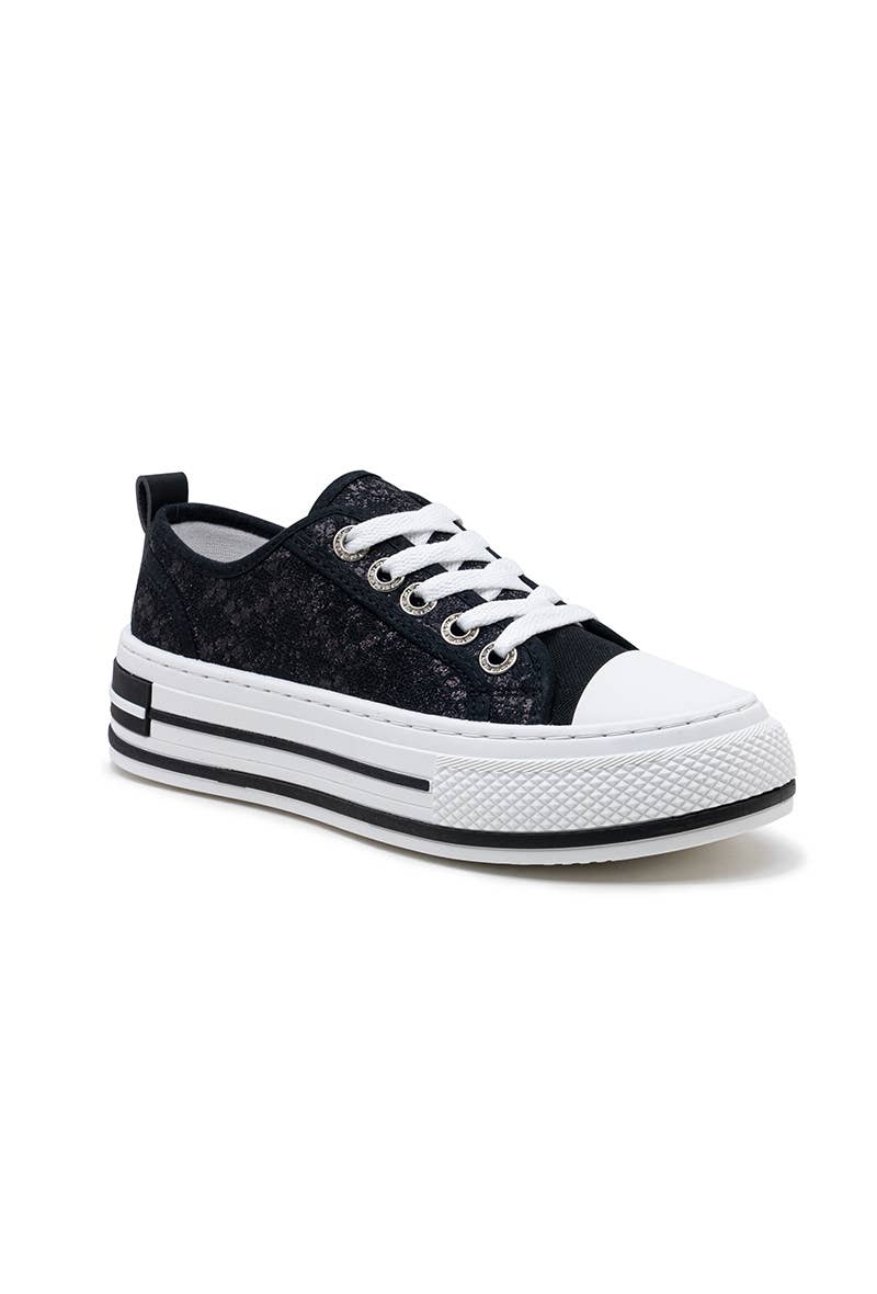 LADY GLORY - Venta al por mayor Zapatillas urbanas - Mujer - Zapatillas de plataforma con encaje7