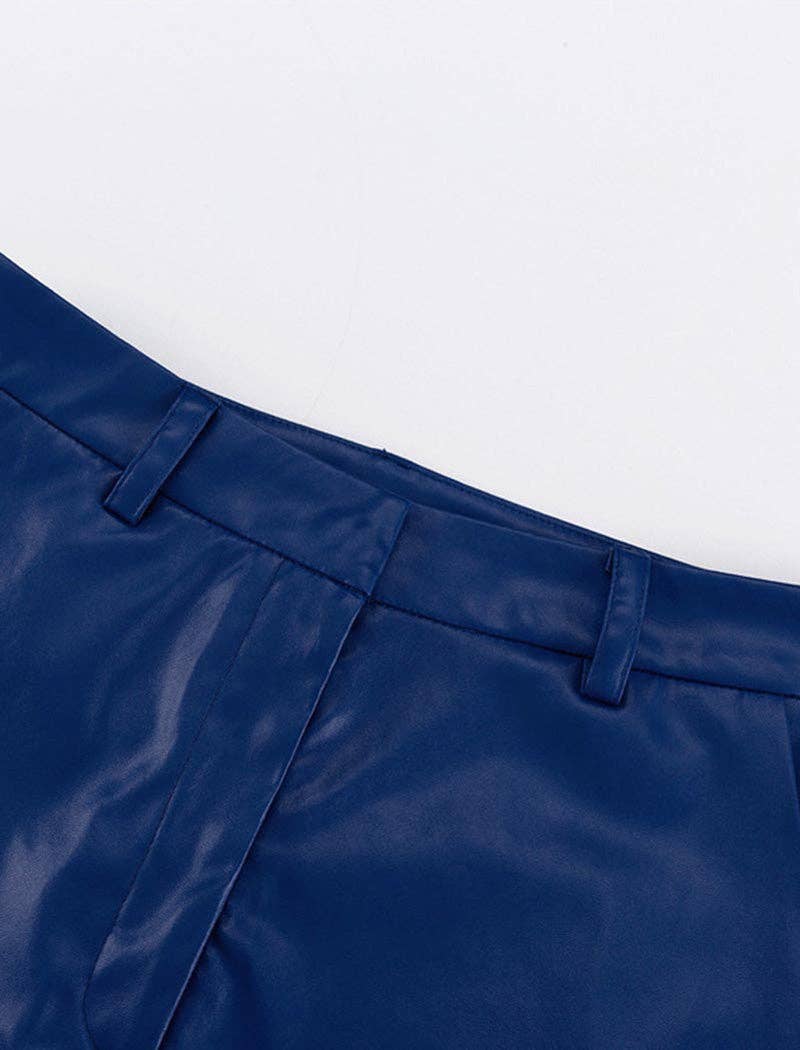 safistyle - Wholesale Pants - Women's - High Waist PU Leather Pants4