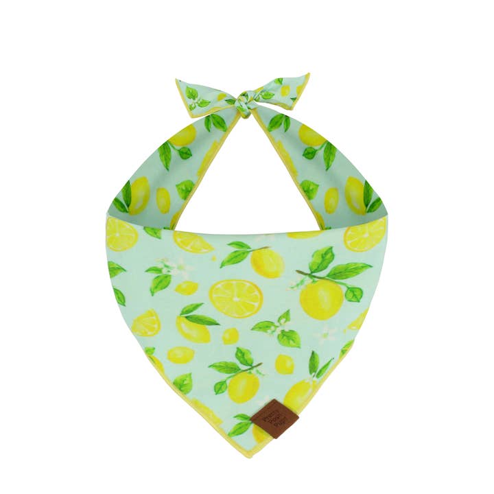 Lemon Dog Bandana for wholesale by Pretty posh pups