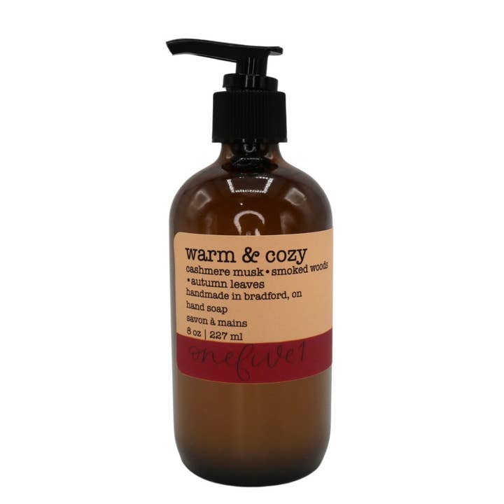 onefive1 - Wholesale Hand Soap/Wash - warm & cozy | LIQUID HAND SOAP 8 oz