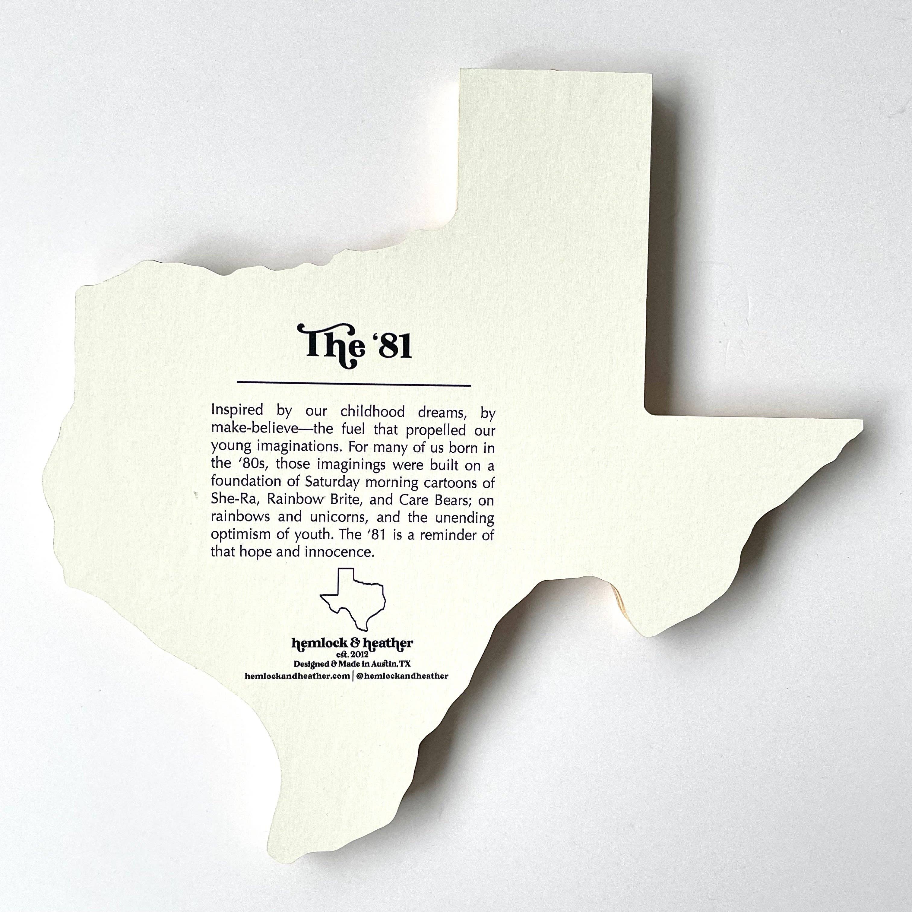 Hemlock & Heather - Wholesale Wall Accent - '81Texas Wall Hanging2