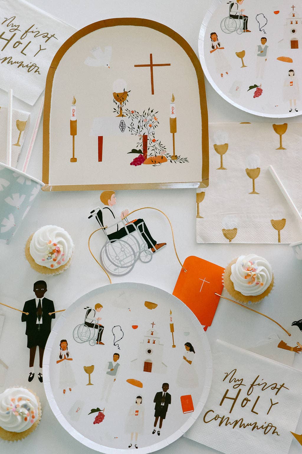 Be A Heart - Wholesale Disposable Plate - First Communion Dinner Plates3