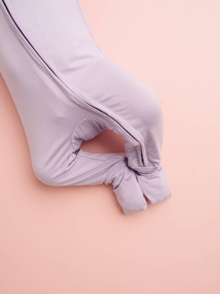 Little One Shop - Wholesale Sleepsuit - Baby - Lilac Bamboo Sleeper9