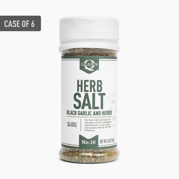 Herb Salt Seasoning ( Case 6 units/ 5.1oz) for wholesale by Lillie's Q