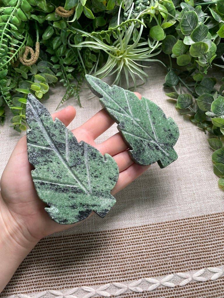 Copper Ashes - Wholesale Spiritual Stone/Crystal - Ruby Zoisite Leaf