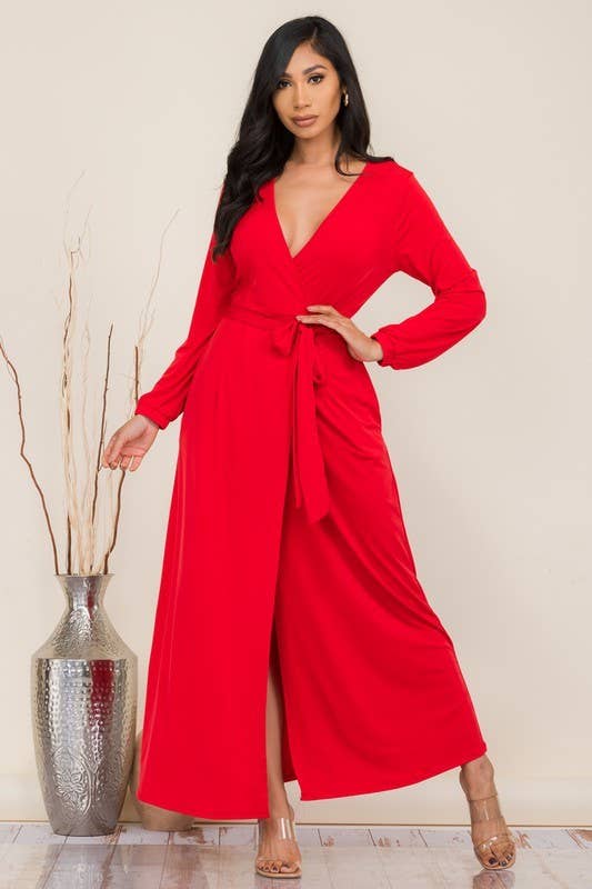 H&H Fashion Inc. - Wholesale Dress - Women's - HH548X1-LS PLUS SIZE LONG SLEEVE MAXI DRESS13