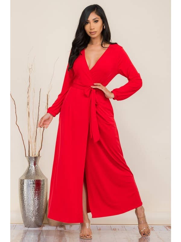 H&H Fashion Inc. - Wholesale Dress - Women's - HH548X1-LS PLUS SIZE LONG SLEEVE MAXI DRESS13