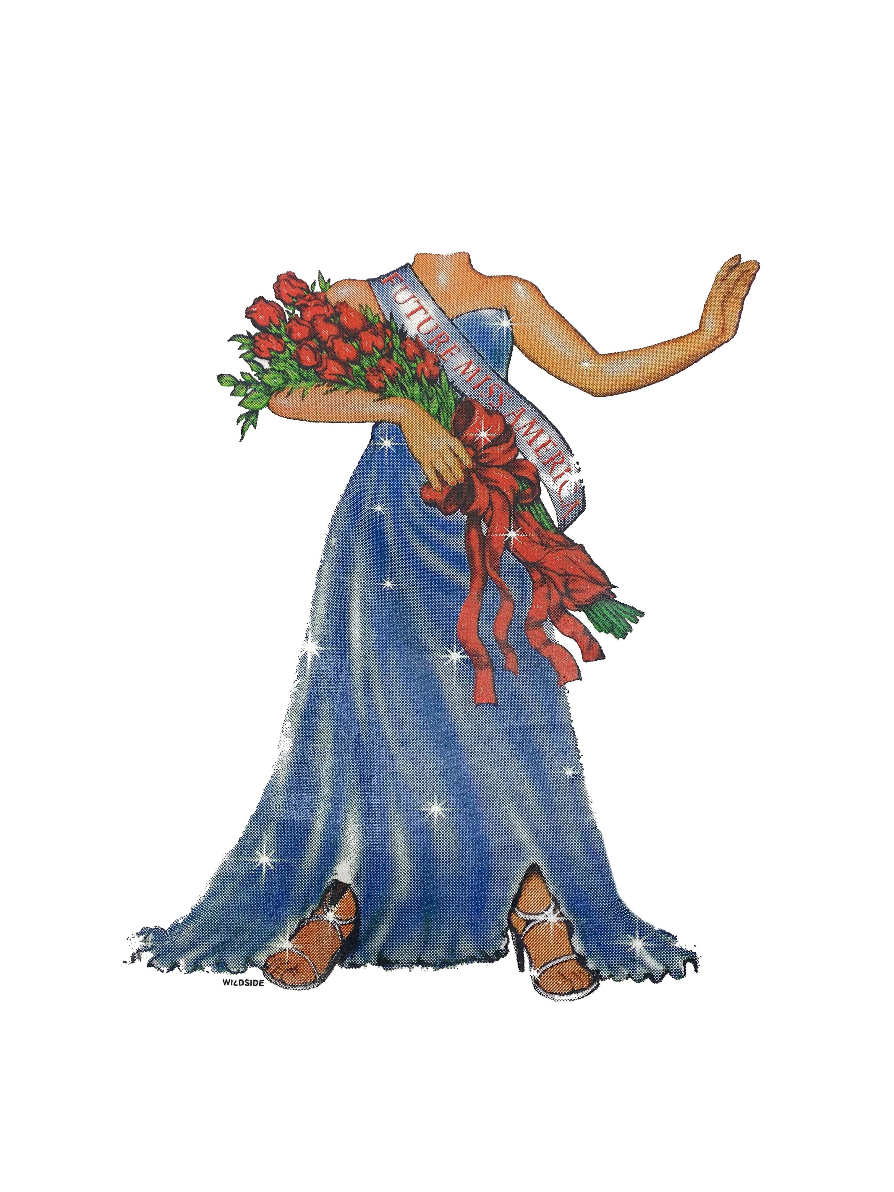 Mardi Gras Creations - Venta al por mayor Camiseta serigrafiada - Niños - Camiseta Infantil Cuerpo de Reina de Belleza0