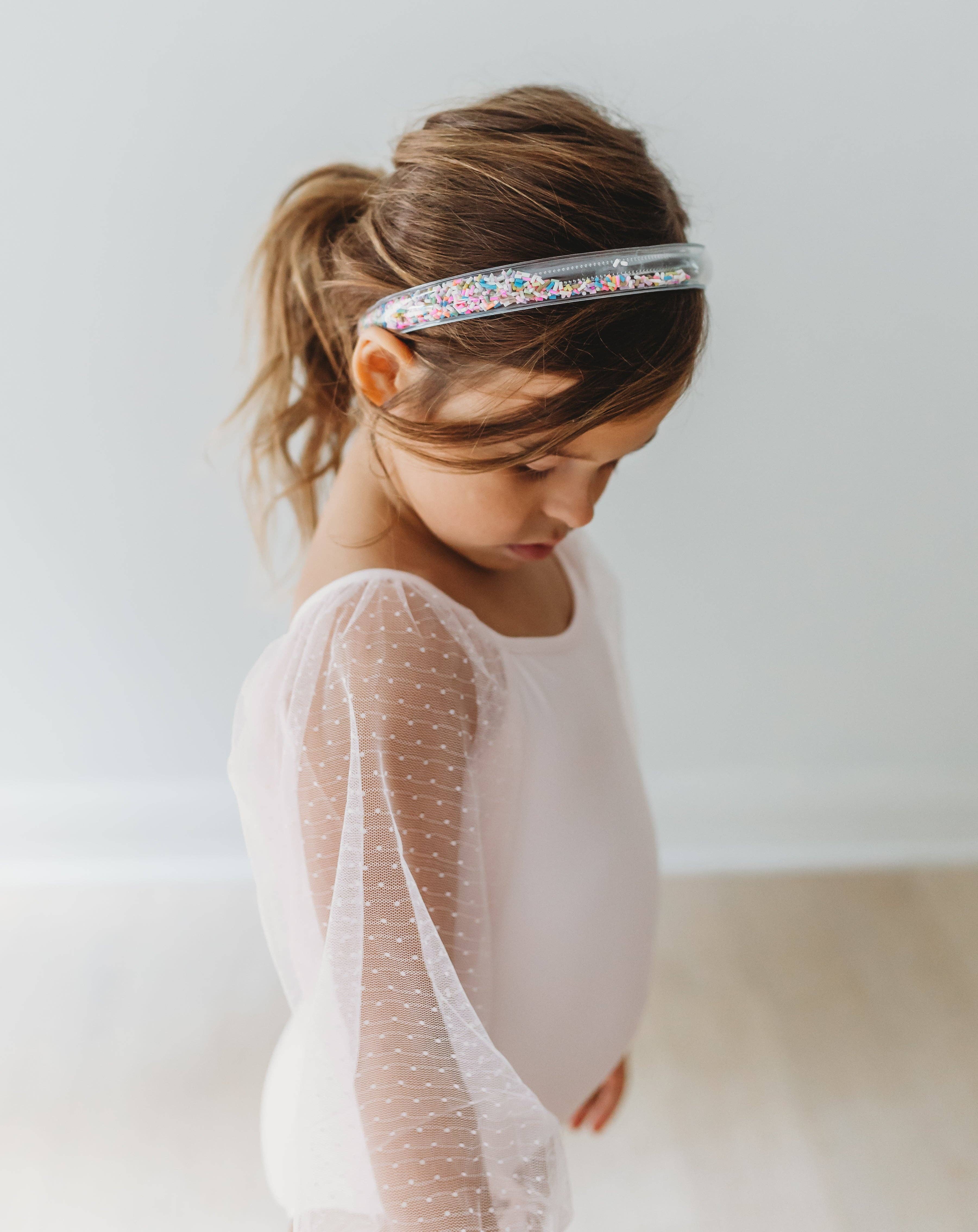 Cheeky Plum - Wholesale Leotard - Kids - Mesh Long Sleeve Leotard - Pink Bliss2