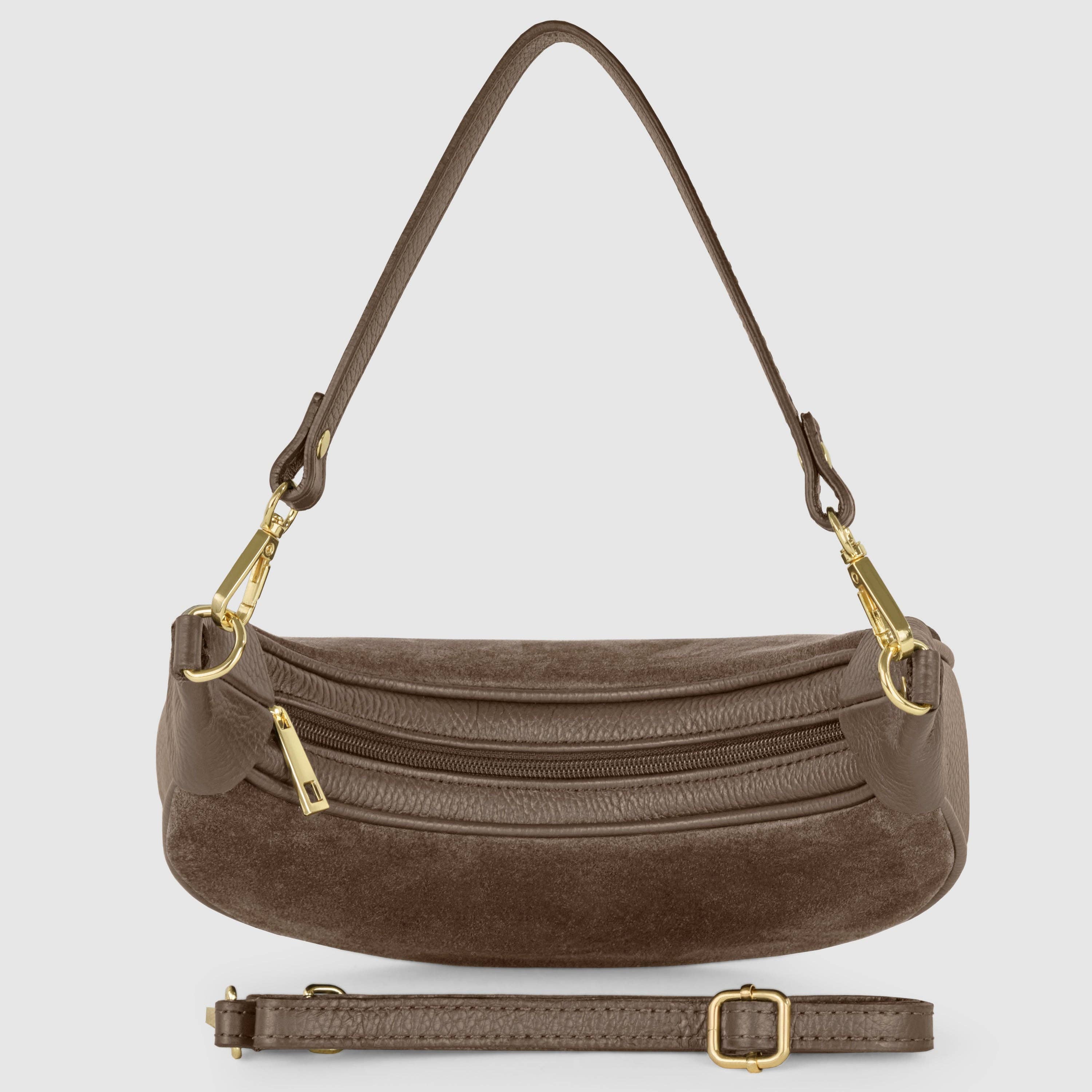 TAKEASY - Vente Sac porté épaule – femme - Sac à bandoulière en cuir suédé43
